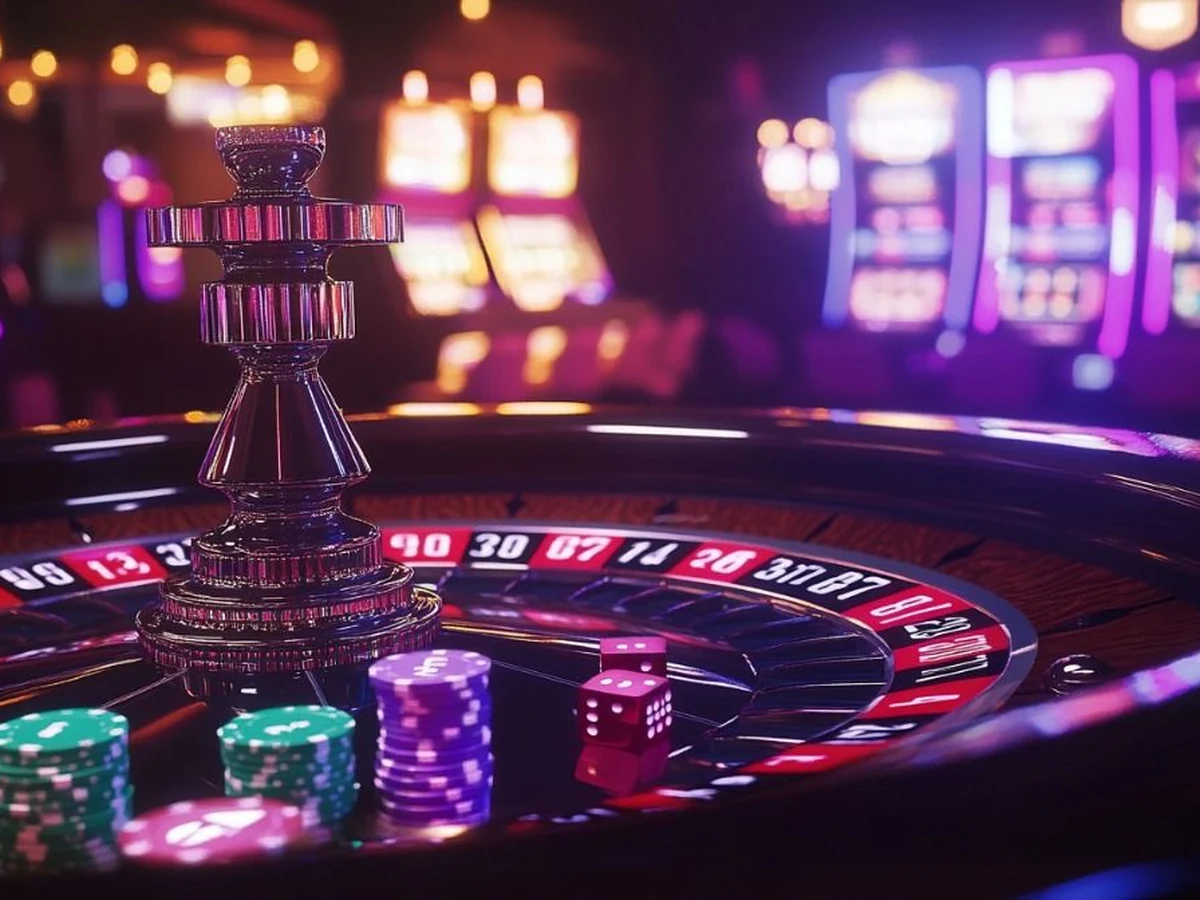 Tampilan permainan slot PT777 dengan reel dan simbol warna-warni